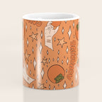 Aquarius Persimmon Print Coffee Mug Gallery Image 4