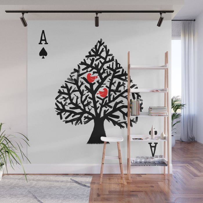 Ace of spade Wall Mural Gallery Image 1