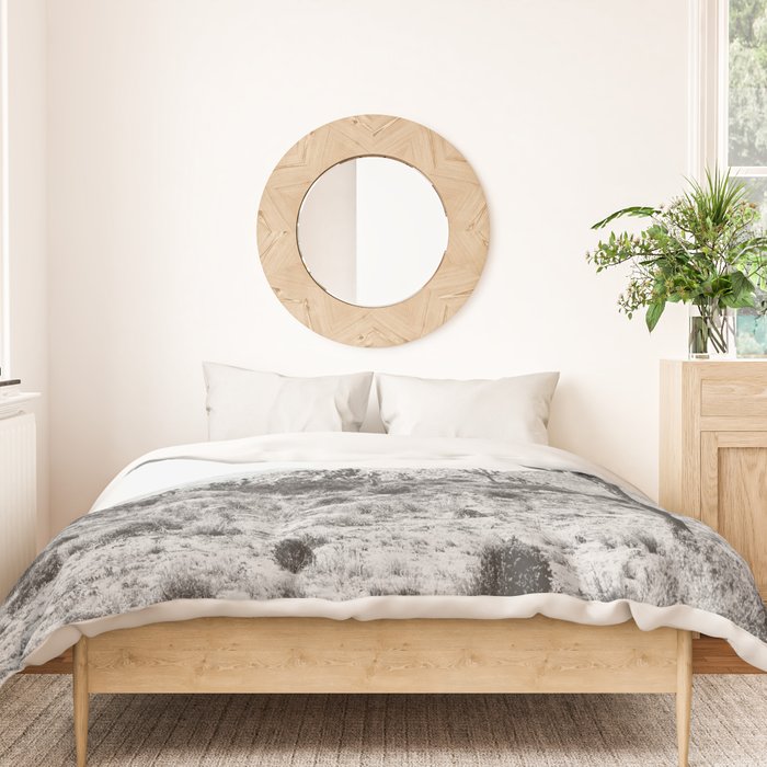 Joshua Tree Monochrome, No. 1 Duvet Cover Gallery Image 3