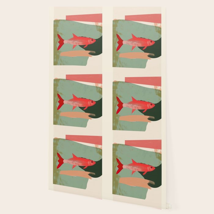 Red Fish Abstract Wallpaper Gallery Image 2