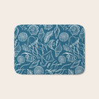 Sea Life - Marine Blue Bath Mat Gallery Image 1
