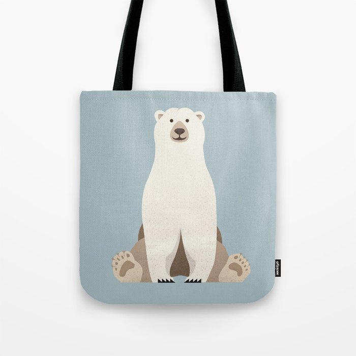 Whimsy Polar Bear Tote Bag Gallery Image 1