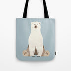Whimsy Polar Bear Tote Bag Gallery Image 1