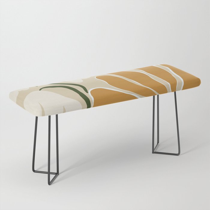 Classic Mid-Century florals Bench Gallery Image 1