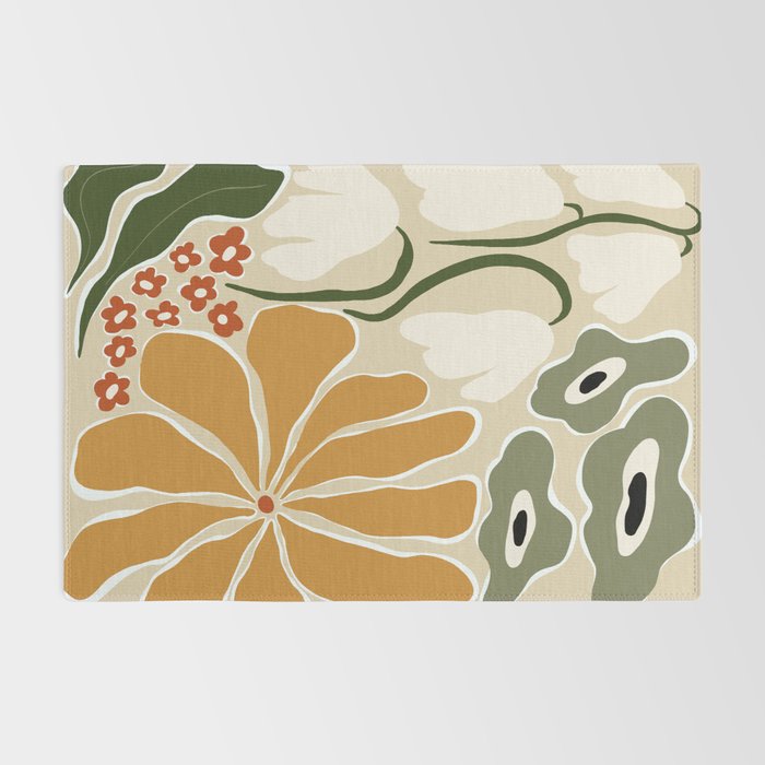 Classic Mid-Century florals Rug Gallery Image 2