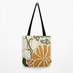 Classic Mid-Century florals Tote Bag Gallery Image 2