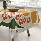 Classic Mid-Century florals Tablecloth Gallery Image 3