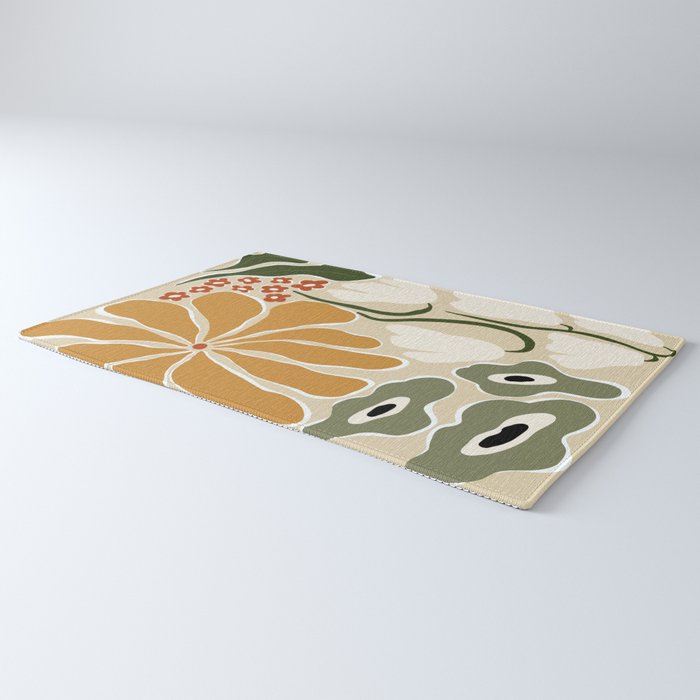 Classic Mid-Century florals Rug Gallery Image 3