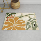 Classic Mid-Century florals Rug Gallery Image 1