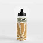Classic Mid-Century florals Water Bottle Gallery Image 2