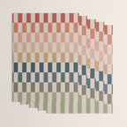 Green And Terracotta Stripes Wrapping Paper Gallery Image 3