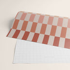 Green And Terracotta Stripes Wrapping Paper Gallery Image 2