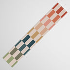 Green And Terracotta Stripes Table Runner Gallery Image 3
