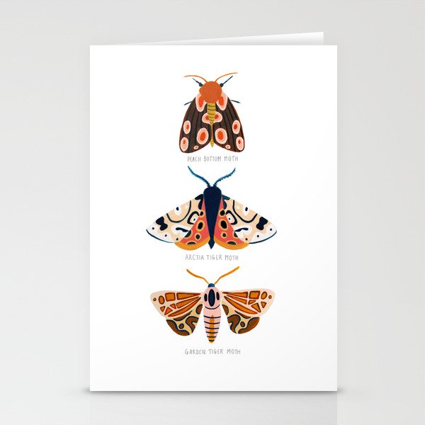 Moth Trio Stationery Card Gallery Image 2