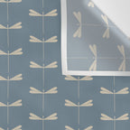 Dragonfly Pattern I Blue Wall Tapestry Gallery Image 3