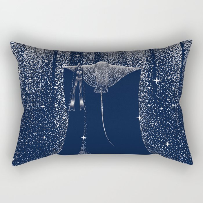 Star Collector And Diver Ver 2.0 Rectangular Pillow Gallery Image 1
