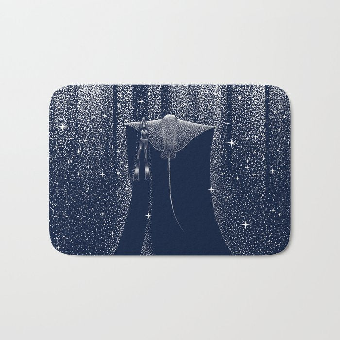 Star Collector And Diver Ver 2.0 Bath Mat Gallery Image 1