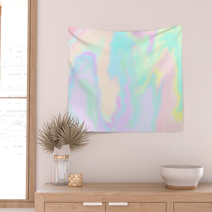 Iridescent Paint Wall Tapestry Gallery Image 2