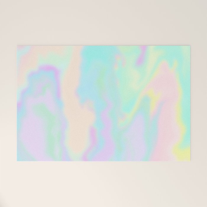 Iridescent Paint Welcome Mat Gallery Image 1