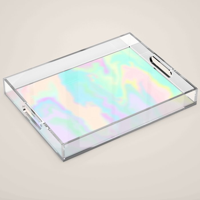 Iridescent Paint Acrylic Tray Gallery Image 1