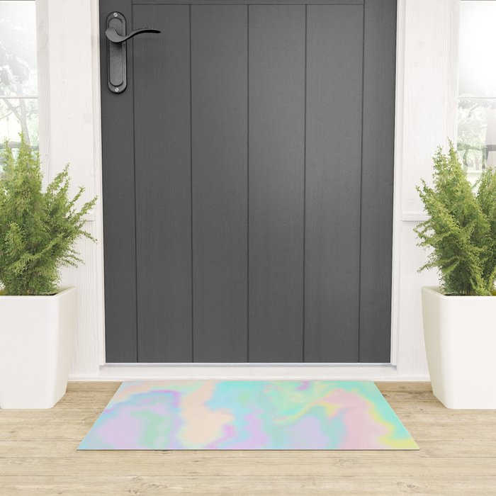 Iridescent Paint Welcome Mat Gallery Image 3