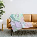 Iridescent Paint Throw Blanket Gallery Image 1