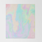 Iridescent Paint Throw Blanket Gallery Image 2