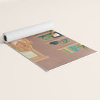 Tables and chairs worn by all of the dust Yoga Mat Gallery Image 2