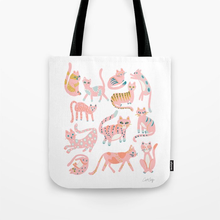 KittyKats - Pink Palette Tote Bag Gallery Image 1