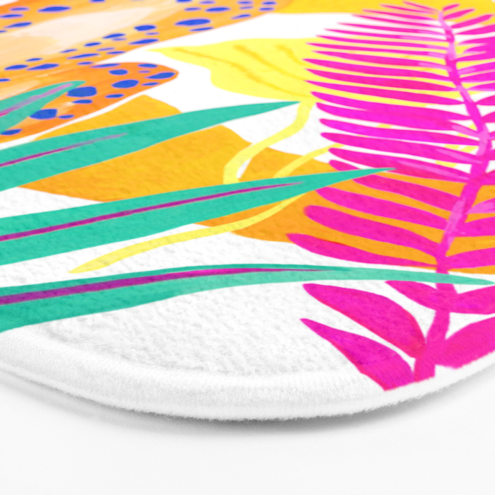 Panther in Jungle Bath Mat Gallery Image 3