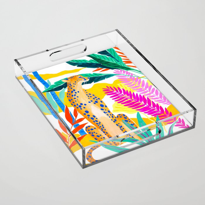 Panther in Jungle Acrylic Tray Gallery Image 1