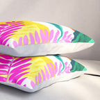 Panther in Jungle Pillow Sham Gallery Image 3