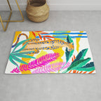Panther in Jungle Rug Gallery Image 1