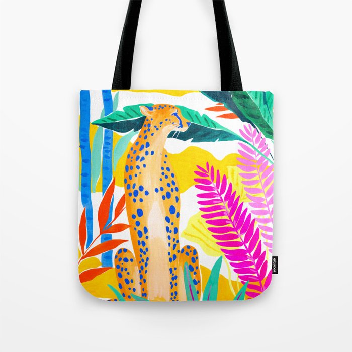 Panther in Jungle Tote Bag Gallery Image 1