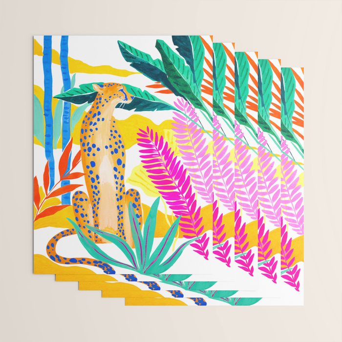 Panther in Jungle Wrapping Paper Gallery Image 3