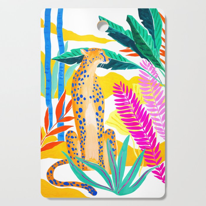 Panther in Jungle Cutting Board Gallery Image 1