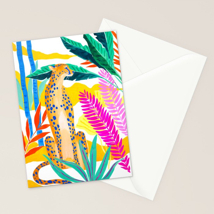 Panther in Jungle Stationery Card Gallery Image 2