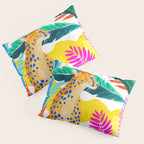 Panther in Jungle Pillow Sham Gallery Image 3
