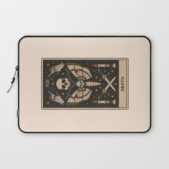 Death - Moth Tarot Laptop Sleeve Gallery Image 1