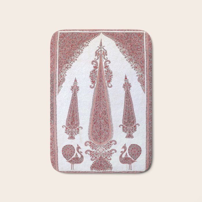 Kerman South Persian Embroidery Print Bath Mat Gallery Image 1