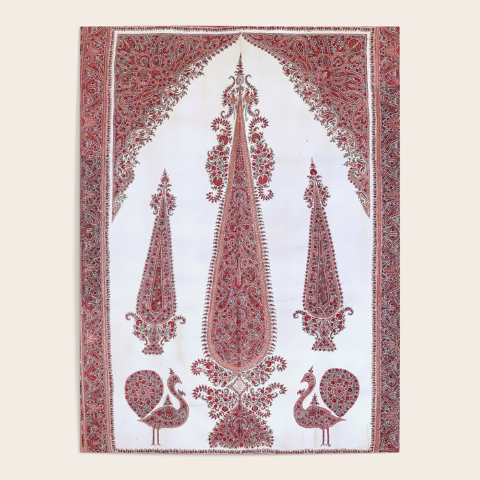 Kerman South Persian Embroidery Print Poster Gallery Image 1