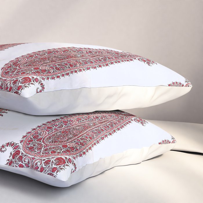 Kerman South Persian Embroidery Print Pillow Sham Gallery Image 3