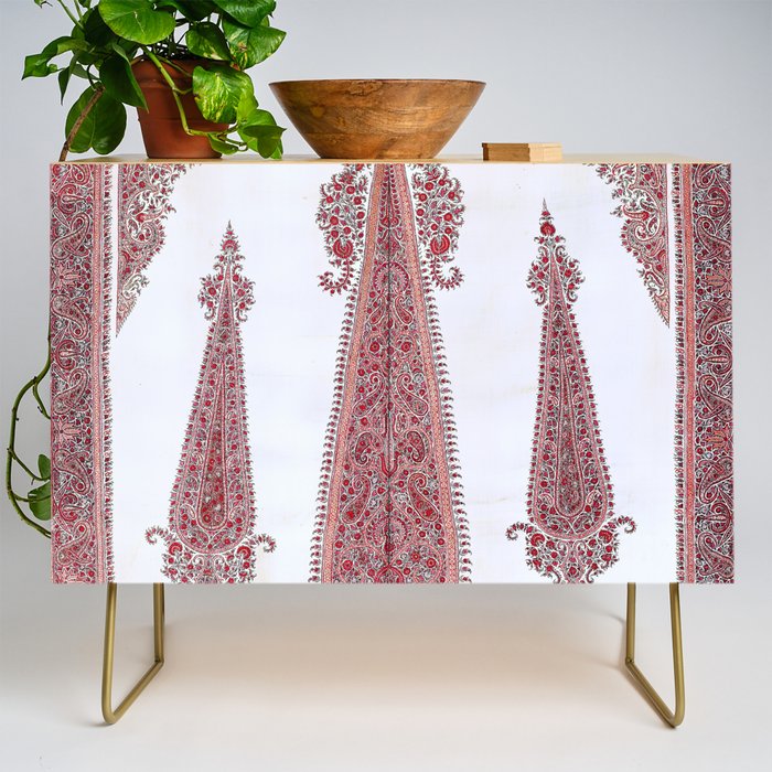 Kerman South Persian Embroidery Print Credenza Gallery Image 1