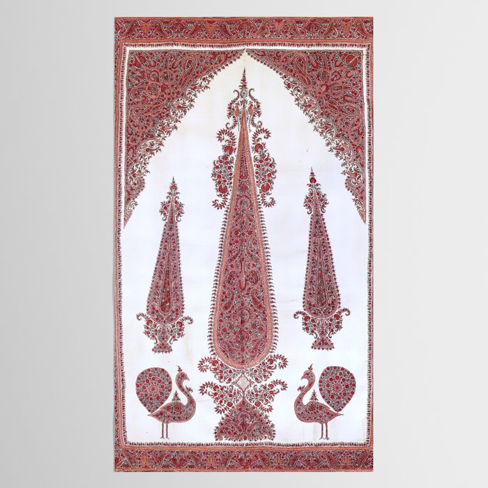 Kerman South Persian Embroidery Print Tablecloth Gallery Image 2