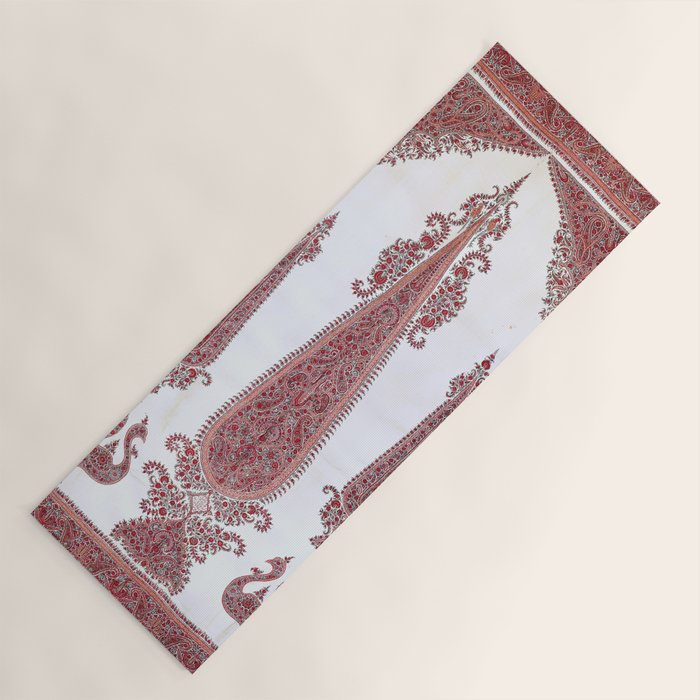 Kerman South Persian Embroidery Print Yoga Mat Gallery Image 1