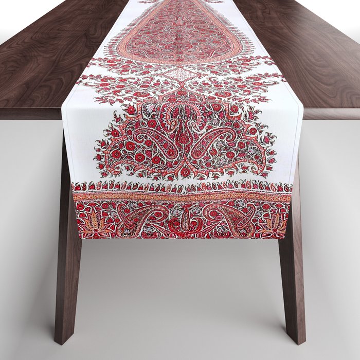 Kerman South Persian Embroidery Print Table Runner Gallery Image 1