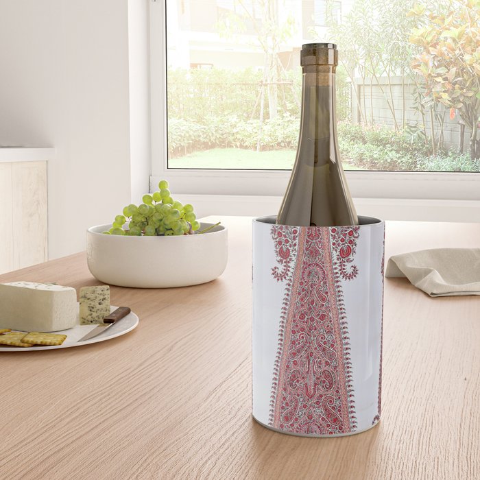 Kerman South Persian Embroidery Print Wine Chiller Gallery Image 4