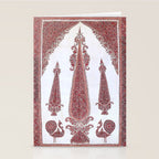 Kerman South Persian Embroidery Print Stationery Card Gallery Image 2
