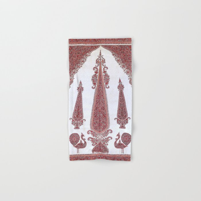Kerman South Persian Embroidery Print Bath Towel Gallery Image 1