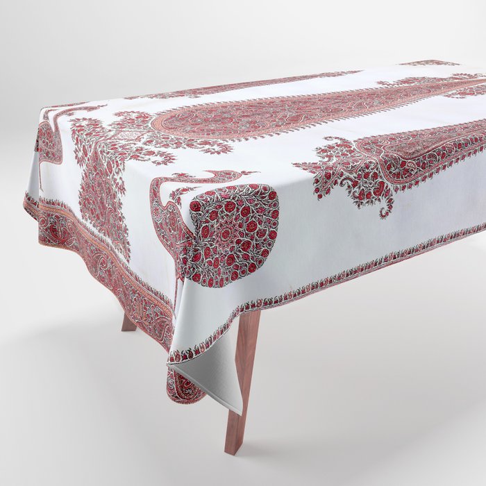 Kerman South Persian Embroidery Print Tablecloth Gallery Image 1
